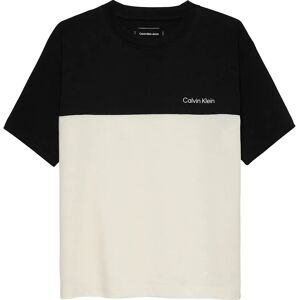 Calvin Klein Jeans Color Block Short Sleeve T-shirt Ck Black 10 Years Boys Calvin Klein Jeans Color Block Short Sleeve T-shirt Ck Black 10 Years Boys
