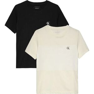 Calvin Klein Jeans Color Block Short Sleeve T-shirt 2 Units Black / Tofu Colorblock 10 Years Boys Calvin Klein Jeans Color Block Short Sleeve T-shirt 2 Units Black / Tofu Colorblock 10 Years Boys