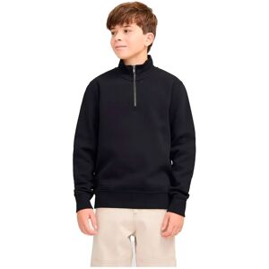 Jack & Jones Bradley Half Zip Sweatshirt Black 14 Years Boys Jack & Jones Bradley Half Zip Sweatshirt Black 14 Years Boys
