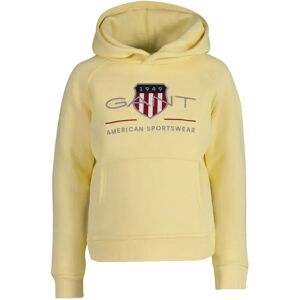 GANT Dusty Light Yellow Raglan Hoodie - Hoodie GANT Dusty Light Yellow Raglan Hoodie - Hoodie