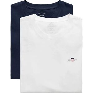 Gant 900005008 Short Sleeve T-shirt 2 Units Navy / White 10-12 Years Boys Gant 900005008 Short Sleeve T-shirt 2 Units Navy / White 10-12 Years Boys