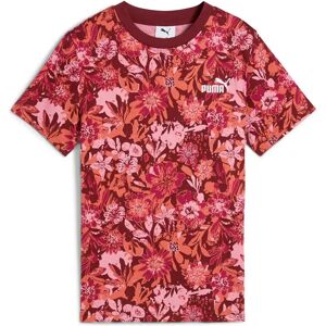 Puma Essentials Graphics Nature 2.0 Aop Short Sleeve T-shirt Ruby Shimmer 7-8 Years Girls Puma Essentials Graphics Nature 2.0 Aop Short Sleeve T-shirt Ruby Shimmer 7-8 Years Girls
