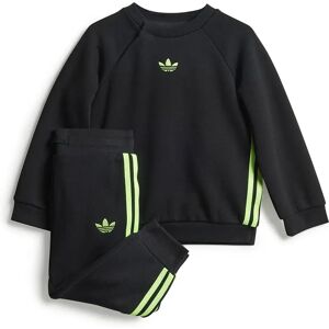 adidas Originals Crew Set Black / Signal Green 0-3 Months Boys,Girls adidas Originals Crew Set Black / Signal Green 0-3 Months Boys,Girls
