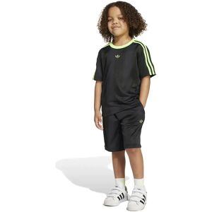 adidas Originals Tee Loose Set Black / Signal Green 3-4 Years Boys,Girls adidas Originals Tee Loose Set Black / Signal Green 3-4 Years Boys,Girls