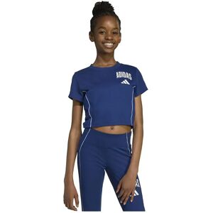 adidas Train Essentials Collegiate Print Short Sleeve T-shirt Dark Blue / White 13-14 Years Girls adidas Train Essentials Collegiate Print Short Sleeve T-shirt Dark Blue / White 13-14 Years Girls