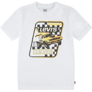 Levi´s ® Kids Race To The Finish Short Sleeve T-shirt White / White 10 Years Boys Levi´s ® Kids Race To The Finish Short Sleeve T-shirt White / White 10 Years Boys
