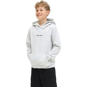Jack & Jones Norrebro Emb Hoodie White Melange 14 Years Boys Jack & Jones Norrebro Emb Hoodie White Melange 14 Years Boys