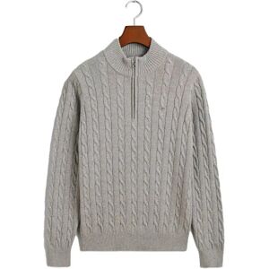 Gant 984059 Half Zip Sweater Grey Melange 16 Years Boys,Girls Gant 984059 Half Zip Sweater Grey Melange 16 Years Boys,Girls