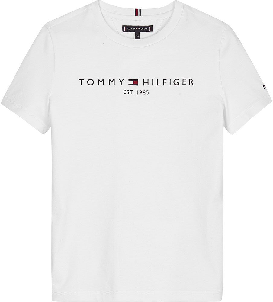 Tommy Hilfiger Kids Essential Short Sleeve T-shirt White 16 Years Boys