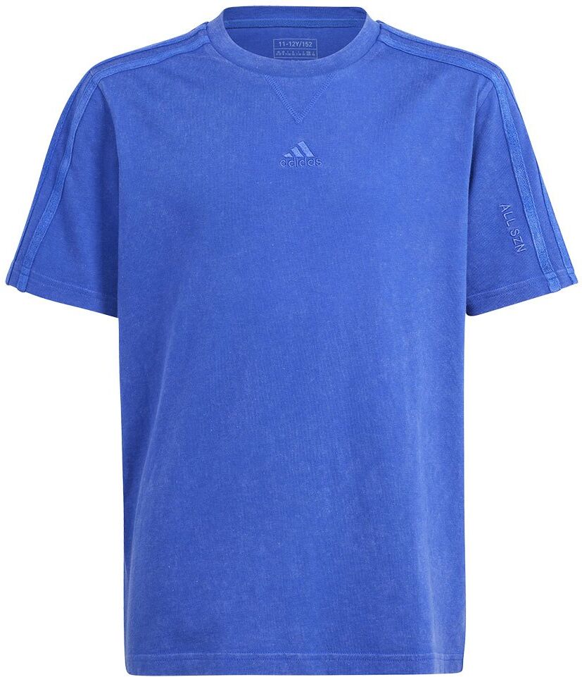 adidas All Szn W Short Sleeve T-shirt Semi Lucid Blue 13-14 Years Boys,Girls