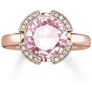 Thomas Sabo 038-633-9-52 Ring Silver / Pink Gold One Size Women