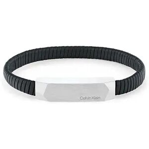 Calvin Klein Magnify Bracelet Black / Silver One Size Men Calvin Klein Magnify Bracelet Black / Silver One Size Men