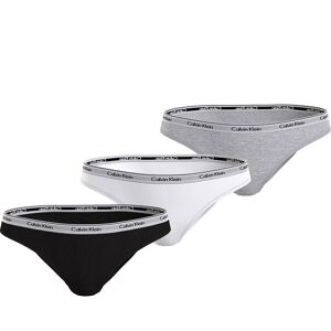 Calvin Klein Underwear 000qd5207e Panties 3 Units Black / White / Grey Heather XS Women