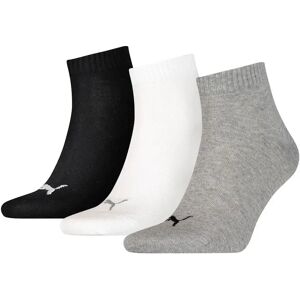 Puma Plain Quarter Short Socks 3 Pairs Grey / White / Black EU 43-46 Men Puma Plain Quarter Short Socks 3 Pairs Grey / White / Black EU 43-46 Men