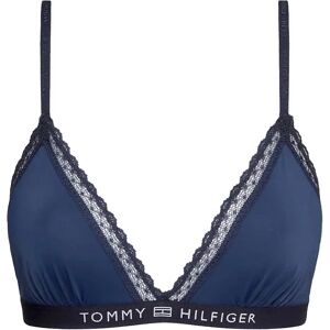 Tommy Hilfiger Tonal Logo Lace Unlined Triangle Bra Desert Sky S Women Tommy Hilfiger Tonal Logo Lace Unlined Triangle Bra Desert Sky S Women