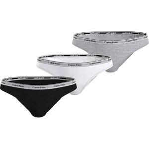 Calvin Klein Underwear 000qd5207e Panties 3 Units Black / White / Grey Heather L Women Calvin Klein Underwear 000qd5207e Panties 3 Units Black / White / Grey Heather L Women