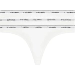 Calvin Klein Underwear 000qd5209e Thong 3 Units White / White / White L Women Calvin Klein Underwear 000qd5209e Thong 3 Units White / White / White L Women