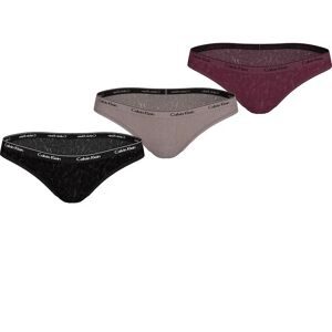 Calvin Klein 000qd5069e Panties 3 Units Black / Sand Trap / Mauve Wine XS Women Calvin Klein 000qd5069e Panties 3 Units Black / Sand Trap / Mauve Wine XS Women