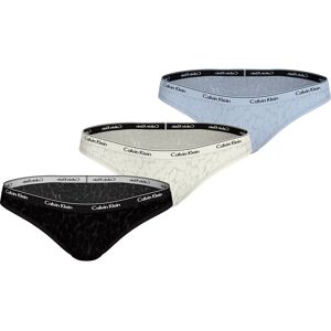 Calvin Klein 000qd5069e Panties 3 Units Black / Chalk / Halogen Blue XS Women Calvin Klein 000qd5069e Panties 3 Units Black / Chalk / Halogen Blue XS Women