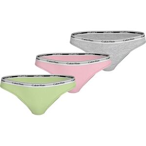 Calvin Klein 000qd5207e Panties 3 Units Highline Green / Buff Pink / Gry Htr M Women Calvin Klein 000qd5207e Panties 3 Units Highline Green / Buff Pink / Gry Htr M Women
