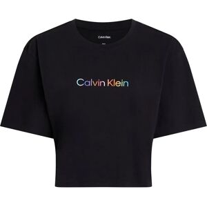 Calvin Klein Boxy Pride Short Sleeve Pyjama T-shirt Black L Women Calvin Klein Boxy Pride Short Sleeve Pyjama T-shirt Black L Women