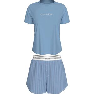 Calvin Klein Underwear Lv00qs7576 Pyjama Frozen Fjord / Trail Stripe M Women Calvin Klein Underwear Lv00qs7576 Pyjama Frozen Fjord / Trail Stripe M Women