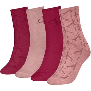 Calvin Klein Holiday Socks 4 Pairs Berry Red Combo UK 3.5-7 Women Calvin Klein Holiday Socks 4 Pairs Berry Red Combo UK 3.5-7 Women