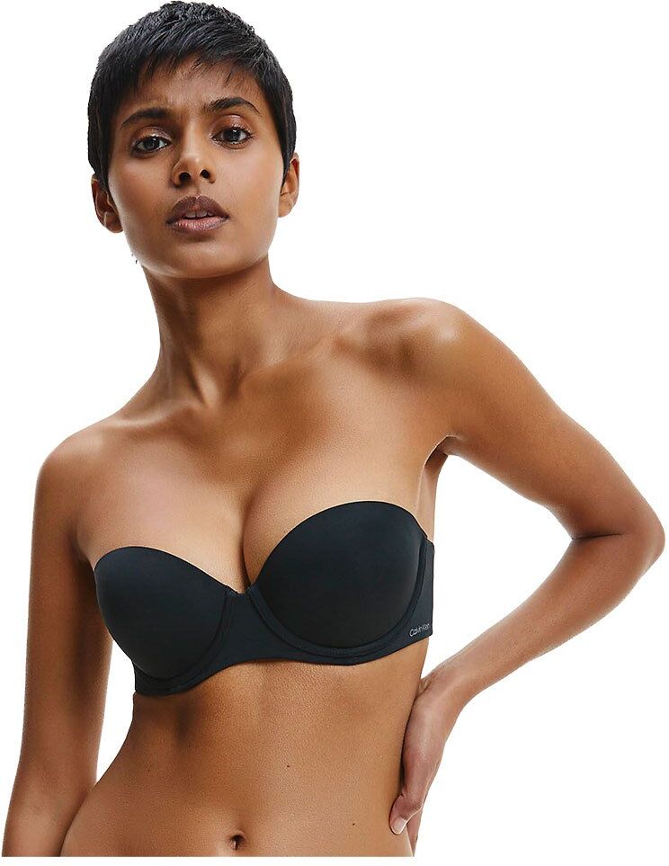 Calvin Klein Underwear Push Up Strapless Bra Black UK 34B Women