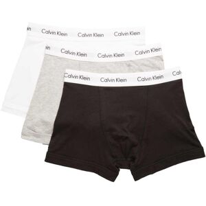 Calvin Klein Underwear 0000u2662g Trunk Boxers 3 Units Black / White / Grey Heather M Men