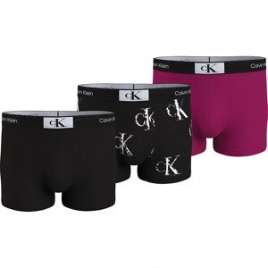 Calvin Klein Underwear 000nb3528e Boxers 3 Units Black / Ck Distressed Print_Black / Jewel S Men