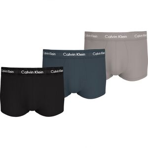 Calvin Klein Low Rise Boxers 3 Units Black / Hemisphere Blue / Ash S Men