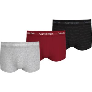 Calvin Klein Low Rise Boxers 3 Units Gr Heath / Jberry / Mesh Logo Pr Turb S Men