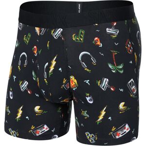 Saxx Underwear Droptemp™ Cooling Brief Fly Boxers Gamer´S Paradise / Black S Men