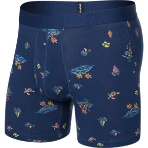 Saxx Underwear Droptemp™ Cooling Brief Fly Boxers Island Life / Midnight L Men
