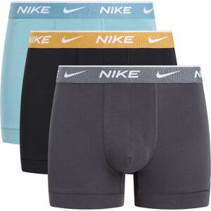 Nike Eday Trunk Boxers 3 Units Dm Trq / Black / Stn Gold Wb / An Move Wb M Men