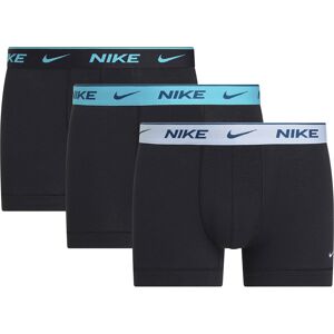 Nike Eday Trunk Boxers 3 Units Black / Light Amry Blue / Dusty Cactus S Men