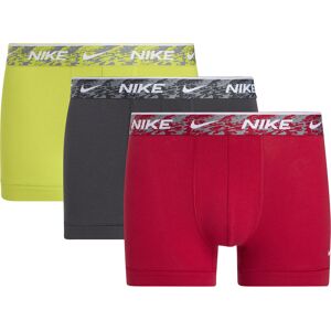 Nike Eday Trunk Boxers 3 Units Gym Red / Anthracite / Bright Crimson XL Men