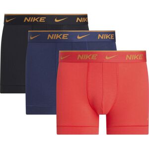 Nike Eday Trunk Boxers 3 Units Light Crimson / Midnight Navy / Black L Men