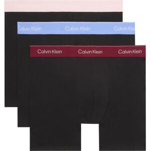 Calvin Klein Underwear Lv00nb4394 Boxers 3 Units Black Bodies / Fall Berry / Frozen S Men