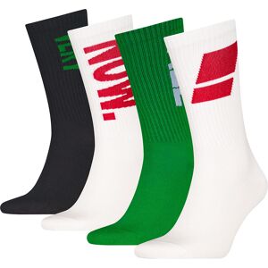 Calvin Klein 701236603 Socks 4 Pairs Green / White UK 5.5-10.5 Men