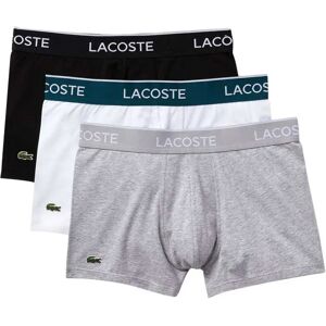 Lacoste Slips 3 Units Black / White / Argent Chine S Men Lacoste Slips 3 Units Black / White / Argent Chine S Men