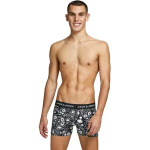 Jack & Jones Sugar Skull Boxers 3 Units Black / Detail Black / Blazing Yellow 2XL Men Jack & Jones Sugar Skull Boxers 3 Units Black / Detail Black / Blazing Yellow 2XL Men