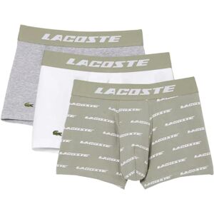 Lacoste 5h5914 Boxers 3 Units Lychen / Heather Grey / White XL Men Lacoste 5h5914 Boxers 3 Units Lychen / Heather Grey / White XL Men