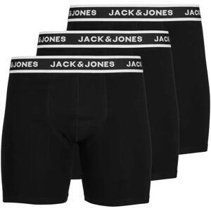 Jack & Jones Solid Boxers 3 Units Black / Pack Black - Black M Men Jack & Jones Solid Boxers 3 Units Black / Pack Black - Black M Men