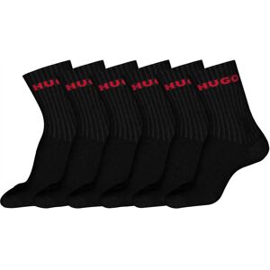 Hugo Boss 50510187 Socks 6 Pairs Black UK 9-12 Men Hugo Boss 50510187 Socks 6 Pairs Black UK 9-12 Men