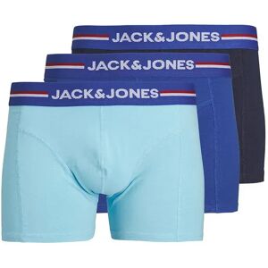 Jack & Jones Tim Solid Boxers 3 Units True Blue / Pack Splish Splash - Navy Blazer L Men Jack & Jones Tim Solid Boxers 3 Units True Blue / Pack Splish Splash - Navy Blazer L Men