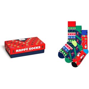 Happy Socks X-mas Sweaters Gift Set Half Long Socks 3 Pairs Red UK 7.5-11.5 Men,Women Happy Socks X-mas Sweaters Gift Set Half Long Socks 3 Pairs Red UK 7.5-11.5 Men,Women