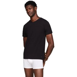 Tommy Hilfiger Um0um03137 Short Sleeve Base Layer 3 Units Black / Black / Black L Men Tommy Hilfiger Um0um03137 Short Sleeve Base Layer 3 Units Black / Black / Black L Men