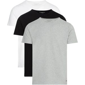 Tommy Hilfiger Um0um03137 Short Sleeve Base Layer 3 Units Black / White / Grey Heather L Men Tommy Hilfiger Um0um03137 Short Sleeve Base Layer 3 Units Black / White / Grey Heather L Men