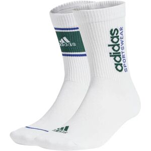 adidas Cushioned Sportswear Logo Graphic Crew Socks 2 Pairs White / Collegiate Green / Semi Lucid Blue EU 43-45 Men adidas Cushioned Sportswear Logo Graphic Crew Socks 2 Pairs White / Collegiate Green / Semi Lucid Blue EU 43-45 Men